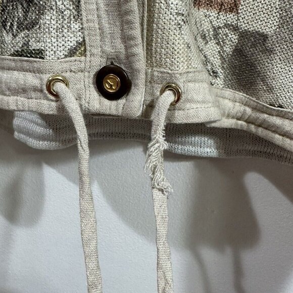 ST JOHN Sport By Marie Multicolored Button Up V-Neck Cardigan Sweater, Sz S/M - Picture 5 of 13